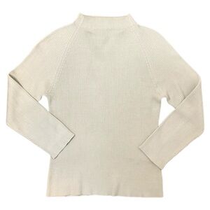 CLIO Women’s Long Sleeve Lightweight Sweater Size Small, Color Dark Beige